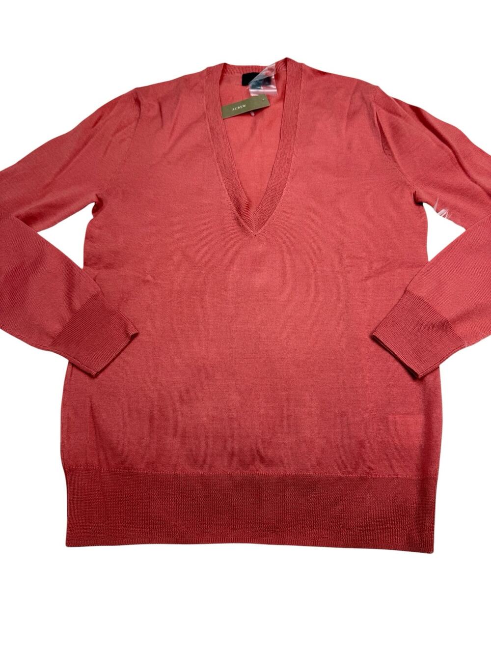 J. Crew COLLECTION Featherweight Italian Cashmere Mauve Pink Size S NWT
